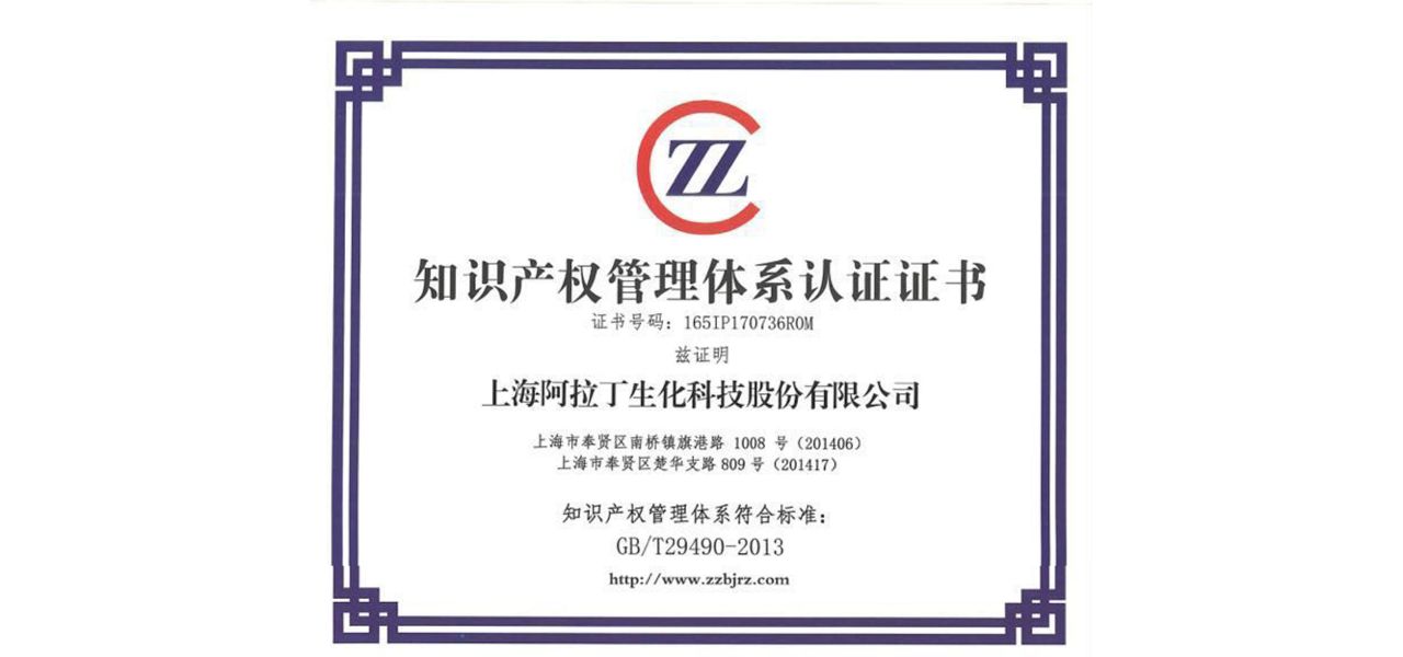 阿拉丁顺利通过知识产权管理体系认证