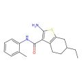 2-amino-6-ethyl-N-(2-methylphenyl)-4,5,6,7-tetrahydro-1-benzothiophene-3-carboxamide