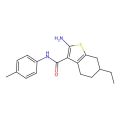 2-amino-6-ethyl-N-(4-methylphenyl)-4,5,6,7-tetrahydro-1-benzothiophene-3-carboxamide
