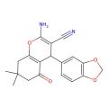 2-amino-4-(1,3-benzodioxol-5-yl)-7,7-dimethyl-5-oxo-5,6,7,8-tetrahydro-4H-chromene-3-carbonitrile