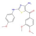 {4-Amino-2-[(4-methoxyphenyl)amino]-1,3-thiazol-5-yl}(3,4-dimethoxyphenyl)methanone