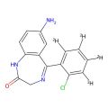 7-Amino-5-(2-chloro-3,4,5,6-tetradeuteriophenyl)-1,3-dihydro-1,4-benzodiazepin-2-one