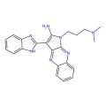 2-Amino-3-(1H-benzimidazol-2-yl)-N,N-dimethyl-1H-pyrrolo(2,3-b)quinoxaline-1-propanamine