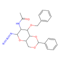 2-乙酰氨基-3-O-苄基-4,6-O-苯亚甲基-2-脱氧-β-D-吡喃葡萄糖基叠氮化物