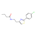 N-(2-(2-(4-氯苯基)噻唑-4-基)乙基)丁酰胺