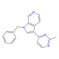 3-(2-甲基-4-嘧啶基)-1-(苯基甲基)-1H-吡咯并[2,3-c]吡啶(AZ Dyrk1B 33)