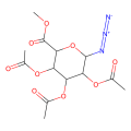 2,3,4-三-O-乙酰基-1-脱氧-β-D-吡喃葡萄糖基叠氮化物