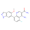 4-Amino-5-fluoro-8-(5-methoxy-1H-indazol-6-yl)quinoline-3-carboxamide