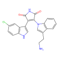 3-[3-(2-aminoethyl)-1H-indol-1-yl]-4-(5-chloro-1H-indol-3-yl)-2,5-dihydro-1H-pyrrole-2,5-dione