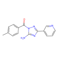 (5-amino-3-pyridin-3-yl-1,2,4-triazol-1-yl)-(4-methylphenyl)methanone