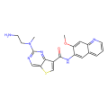 2-[(2-aminoethyl)(methyl)amino]-N-(7-methoxyquinolin-6-yl)thieno[3,2-d]pyrimidine-7-carboxamide