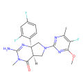 (4aR,7aS)-2-amino-7a-(2,4-difluorophenyl)-6-(5-fluoro-4-methoxy-6-methylpyrimidin-2-yl)-3-methyl-5,7-dihydro-4aH-pyrrolo[3,4-d]pyrimidin-4-one
