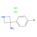 3-(4-bromophenyl)azetidin-3-amine;dihydrochloride