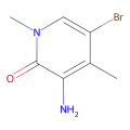 3-amino-5-bromo-1,4-dimethyl-pyridin-2-one