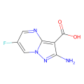 2-amino-6-fluoropyrazolo[1,5-a]pyrimidine-3-carboxylic acid
