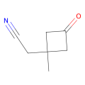 2-(1-methyl-3-oxocyclobutyl)acetonitrile