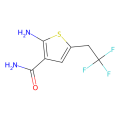 2-amino-5-(2,2,2-trifluoroethyl)thiophene-3-carboxamide