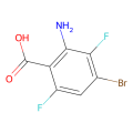 2-amino-4-bromo-3,6-difluoro-benzoic acid