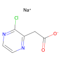 2-(3-chloropyrazin-2-yl)acetic acid;sodium salt