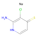 2-amino-3-chloro-pyridine-4-thiol;sodium salt
