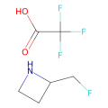 (2R)-2-(fluoromethyl)azetidine; trifluoroacetic acid