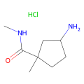 (1S,3R)-3-amino-N,1-dimethyl-cyclopentanecarboxamide hydrochloride