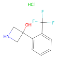 3-[2-(trifluoromethyl)phenyl]azetidin-3-ol;hydrochloride