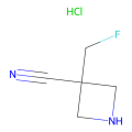 3-(fluoromethyl)azetidine-3-carbonitrile;hydrochloride
