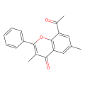 8-acetyl-3,6-dimethyl-2-phenyl-chromen-4-one