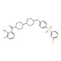(2-Amino-3-methylphenyl)(4-((4-((3-chlorophenyl)sulfonyl)phenyl)methyl)(1,4'-bipiperidin)-1'-yl)methanone