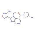 [2-(4-amino-1,2,5-oxadiazol-3-yl)-1-ethylimidazo[4,5-c]pyridin-7-yl]-[(3S)-3-aminopyrrolidin-1-yl]methanone