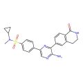 4-[5-amino-6-(1-oxo-1,2,3,4-tetrahydroisoquinolin-6-yl)pyrazin-2-yl]-N-cyclopropyl-N-methylbenzene-1-sulfonamide