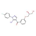[5-Amino-1-(4-fluorophenyl)-1H-pyrazol-4-YL](3-{[(2R)-2,3-dihydroxypropyl]oxy}phenyl)methanone