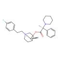 1-Azoniabicyclo(2.2.2)octane, 1-(2-(4-fluorophenyl)ethyl)-3-((2S)-1-oxo-2-phenyl-2-(1-piperidinyl)propoxy)-, (3R)-