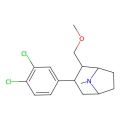 8-Azabicyclo(3.2.1]octane, 3-(3,4-dichlorophenyl)-2-(methoxymethyl)-8-methyl-, (1R,2R,3S,5S)-