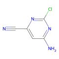 6-amino-2-chloro-pyrimidine-4-carbonitrile