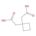 2-[1-(carboxymethyl)cyclobutyl]acetic acid
