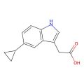 2-(5-cyclopropyl-1H-indol-3-yl)acetic acid