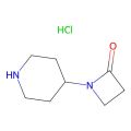 1-(4-piperidyl)azetidin-2-one;hydrochloride