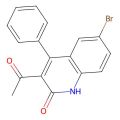 3-乙酰基-6-溴-4-苯基喹啉-2(1H)-酮