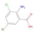 2-氨基-5-溴-3-氯苯甲酸