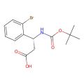 boc-(r)-3-氨基-3-(2-溴苯基)-丙酸