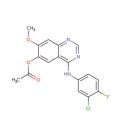 4-(3-氯-4-氟苯氨基)-7-甲氧基喹唑啉-6-醇乙酸酯