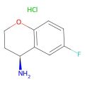 (S)-4-氨基-6-氟-2，3-二氢苯并吡喃盐酸盐