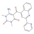 6-Amino-1,3-dimethyl-5-[2-(pyridin-2-yl)quinoline-4-carbonyl]-1,2,3,4-tetrahydropyrimidine-2,4-dione