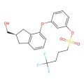 1-Butanesulfonic acid, 4,4,4-trifluoro-, 3-(((2R)-2,3-dihydro-2-(hydroxymethyl)-1H-inden-4-yl)oxy)phenyl ester