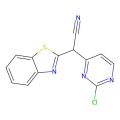 2-(Benzo[d]thiazol-2-yl)-2-(2-chloropyrimidin-4-yl)acetonitrile