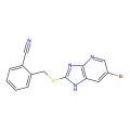 2-[[(6-bromo-1H-imidazo[4,5-b]pyridin-2-yl)thio]methyl]benzonitrile