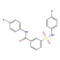 Benzamide, N-(4-bromophenyl)-3-(((4-bromophenyl)amino)sulfonyl)