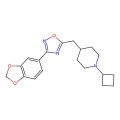 3-(Benzo[d][1,3]dioxol-5-yl)-5-((1-cyclobutylpiperidin-4-yl)methyl)-1,2,4-oxadiazole